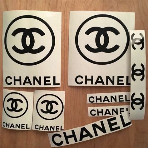 chanel stickers for glass|chanel stickers for women.